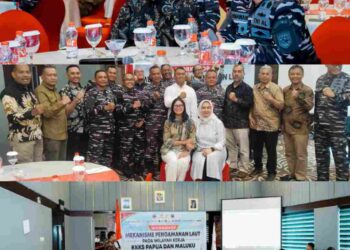 Kodaeral XIV Sorong Hadiri Penutupan Workshop Mekanisme Pengamanan Laut Papua dan Maluku
