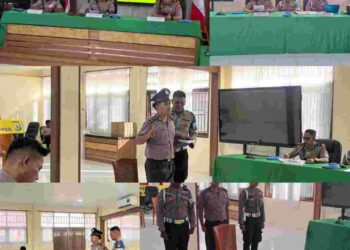 Bid Propam Polda PBD Gelar Sidang Disiplin terhadap Personel yang Mangkir Dinas