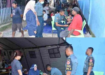 Kodaeral XIV, Respon Cepat Bantu Korban Kebakaran di Komplek Klademak II Pantai Sorong