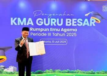 IKAPI Sampaikan Ucapan Selamat atas Penerimaan Keputusan Menteri Agama (KMA) Guru Besar kepada Prof. Dr. KH. Andi Warisno, M.MPd