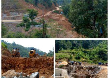 PT NKE Kontraktor Pembangunan PLTMH Cikamunding Diduga Kuasai Lahan Perum Perhutani Blok Talun