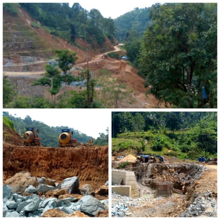 PT NKE Kontraktor Pembangunan PLTMH Cikamunding Diduga Kuasai Lahan Perum Perhutani Blok Talun