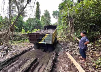 Kirim Material Lokal Dipercepat, Satgas TMMD Ke-128 Kodim 1801 Manokwari Kejar Target