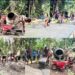 Semangat Gotong Royong Satgas TMMD Ke-128 Kodim 1801/Manokwari: Pembangunan Cor Jalan Kampung Tanah Rubuh
