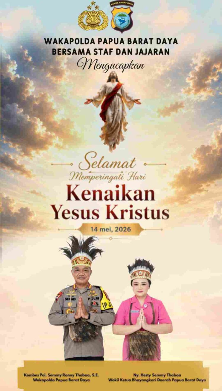 Waka Polda PBD Menguncapkan Selamat Memperingati Hari Kenaikan Yesus Kristus”: Polisi Menjaga Keamanan Gereja