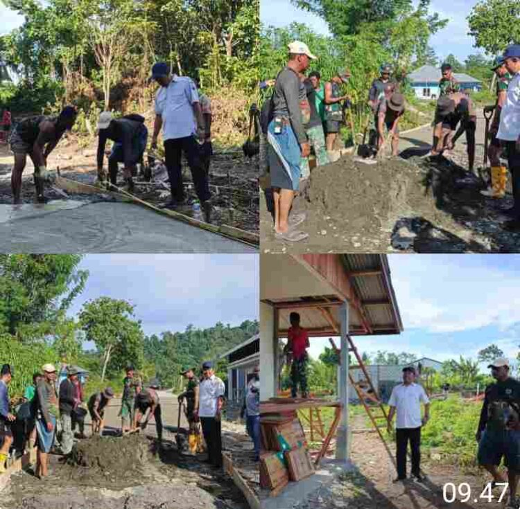 TMMD Ke-128 Kodim 1801/Manokwari di Apresiasi PMK: Semangat Gotong Royong TNI, Masyarakat dan Pemda
