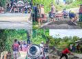Kebut Pengecoran Jalan, Satgas TMMD Ke-128 Kodim 1801/Manokwari Kejar Target