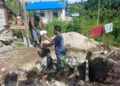 Pembuatan Septictank RTLH TMMD Ke-128 Kodim 1801/Manokwari, Wujudkan Lingkungan Sehat
