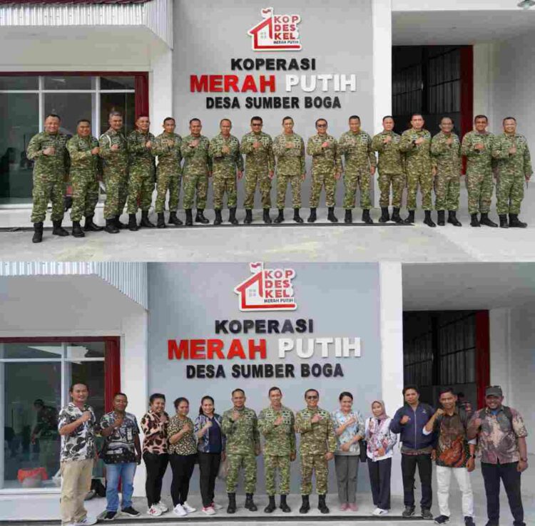 Dandim 1801/Manokwari Dorong Ekonomi Rakyat PB, Hadiri Vicon Peresmian 1.061 Koperasi Desa Se-Indonesia
