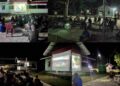 Nonton Bareng ‘Bakti Memanggil di Kota Injil’ Warga dan Satgas TMMD Ke-128 Saksikan Kiprah Kodim 1801/Manokwari