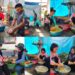 Persit Kodim 1801 Turun Tangan di Dapur Umum TMMD Ke-128: Kebersamaan TNI dan Persit Hangatkan Semangat di Tanah Rubuh