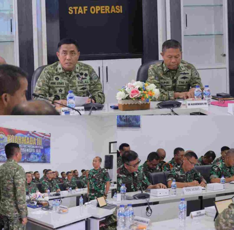 Koarmada III Laksanakan Taklimat Awal Audit Kinerja Internal