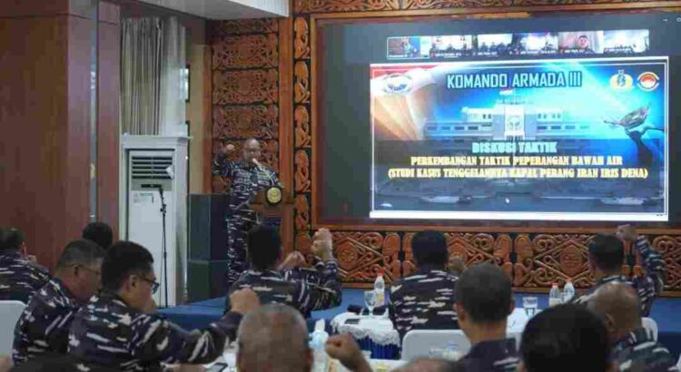 Koarmada III Gelar Diskusi Taktik Peperangan Bawah Air, Bahas Dinamika Ancaman Maritim Modern