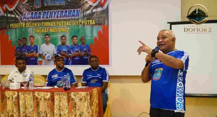 Bakar Semangat, Waka Polda PBD: Tujuh Atlet Muda Berangkat dan Lolos Terpilih Seleksi Timnas Futsal U-17