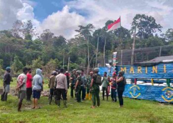 Melalui Komsos Satgas Yonif 2 Marinir Hadir Menguatkan Masyarakat Kapiraya Papua