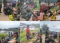 Satgas Yonif 2 Marinir Hadir untuk Rakyat, Borong Hasil Tanaman Warga Distrik Aradide