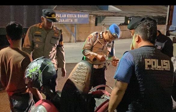 Iptu Syaiful Hamzah, Pimpin Patroli Malam Stasioner Cipta Kondisi Polres Pelabuhan Tanjung Priok