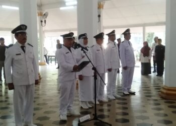 8 Kepala Desa PAW d Lebak diambil sumpah dan Resmi Dilantik Bupati