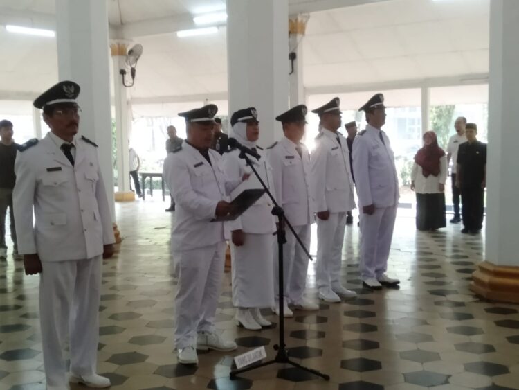 8 Kepala Desa PAW d Lebak diambil sumpah dan Resmi Dilantik Bupati