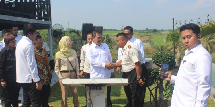 Kunjungan Menteri Imipas ke Lapas Kelas II A Warungkiara,Tinjau Program Bedah Rumah,Tempat Ibadah dan Ketahanan Pangan