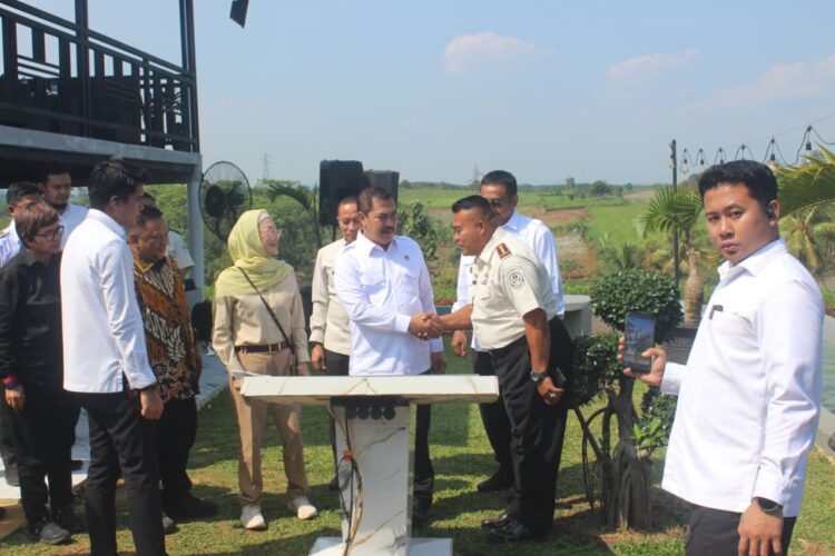 Kunjungan Menteri Imipas ke Lapas Kelas II A Warungkiara,Tinjau Program Bedah Rumah,Tempat Ibadah dan Ketahanan Pangan