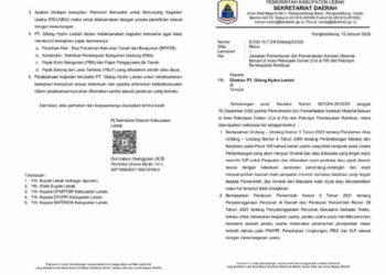 Surat Resmi Pemkab Lebak Ditandatangani Pj Sekda