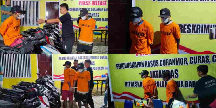 Diamankan Dua Remaja Diduga Spesialis Curanmor di Sorong, Polisi Ungkap 18 TKP