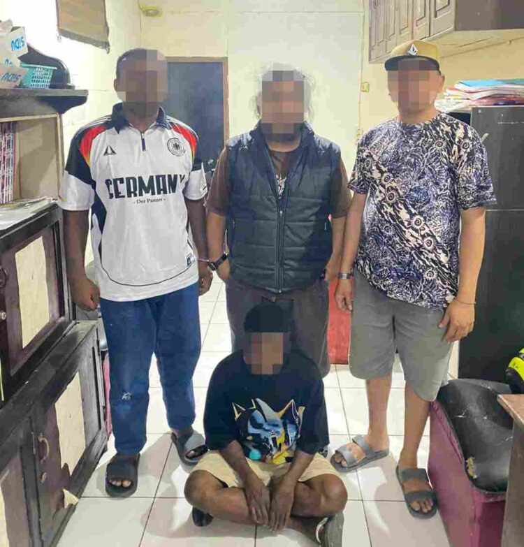 Tim Elang Polsek Sorong Barat Berhasil Amankan Terduga Pelaku Begal Yang Melarikan Diri