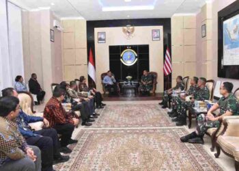 Tingkatkan Sinergitas, Kodaeral XIV Sorong Sambut Kunker SKK Migas Perwakilan Pamalu dan KKKS Petronas Bobara