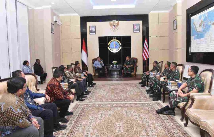 Tingkatkan Sinergitas, Kodaeral XIV Sorong Sambut Kunker SKK Migas Perwakilan Pamalu dan KKKS Petronas Bobara