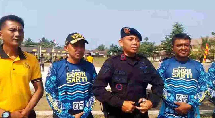 Pererat Sinergitas Yonif TP 840/GS dan Brimob Polda Banten Batalyon C Panggarangan Gelar Olah Raga Bersama