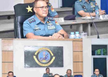 Kodaeral XIV Sorong Ikuti Vicon Diskusi Strategis Kementerian Luar Negeri -TNI AL