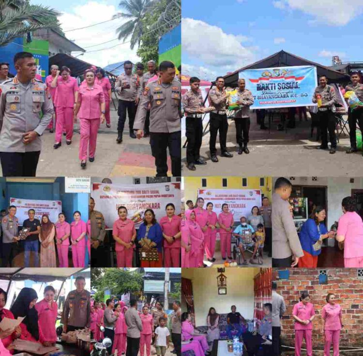 Sambut Hari Bhayangkara Ke-80, Polda Papua Barat Daya Gelar Anjangsana dan Bakti Sosial