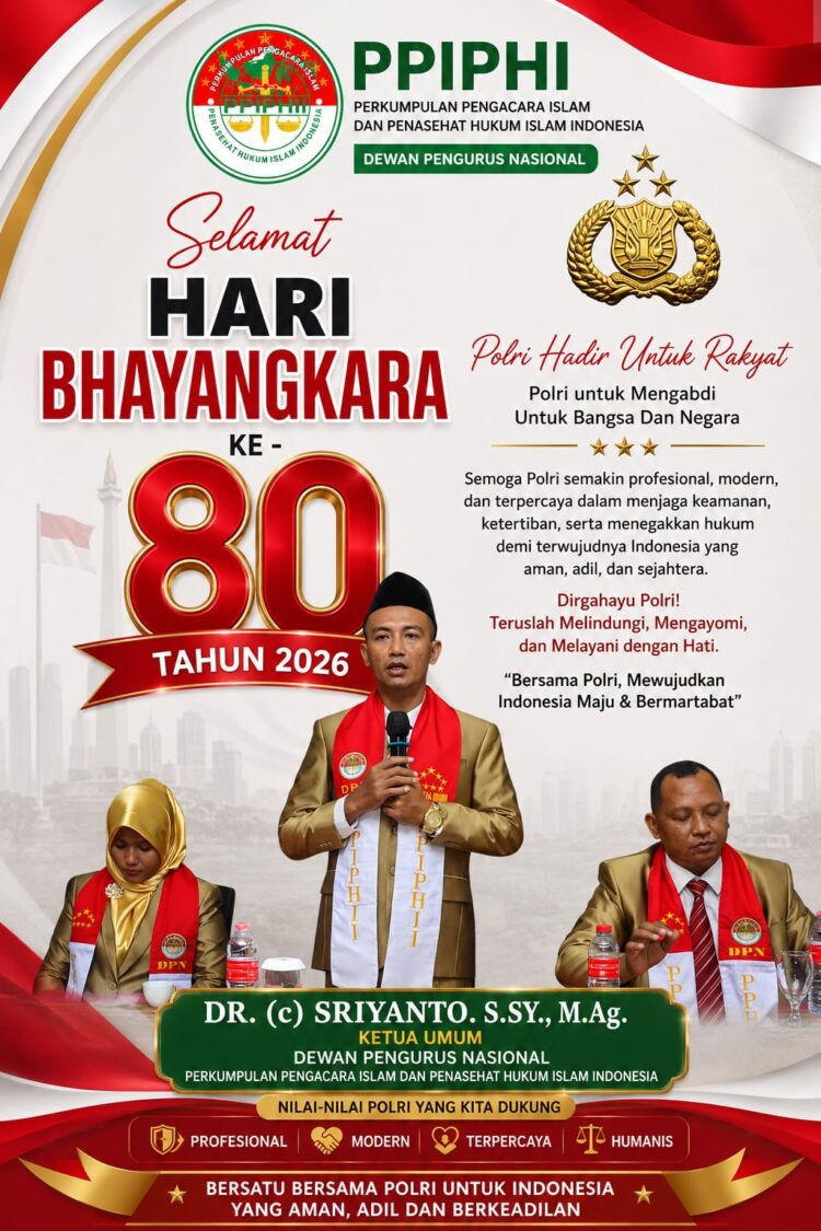 PPIPHI Ucapkan Selamat Hari Bhayangkara ke-80 Tahun 2026