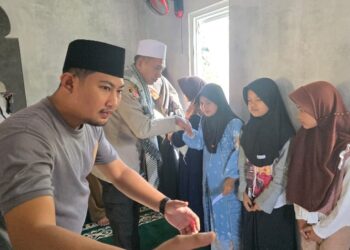 Polsek Cilograng melaksanakan Giat Pengajian dan Santunan Anak Yatim dalam rangka HUT Bhayangkara Ke-80 