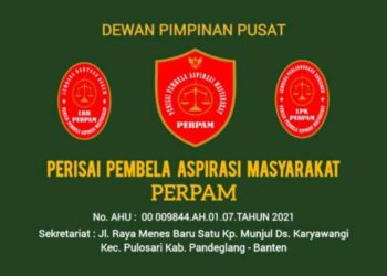 PERNYATAAN SIKAP DPP ORMAS PERPAM Menyikapi Isu yang Beredar Terkait Dugaan Nikah Siri Gubernur Banten