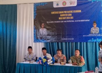 Kapolsek Cilograng Hadiri Konferensi Ranting III PGRI Cabang Cilograng Masa Bakti 2026–2031