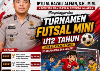 Kapolsek Banjarsari: Turnamen Futsal U-12 Jadi Wadah Pembinaan Karakter dan Prestasi Anak