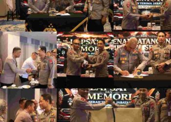 Resmi Beralih Tongkat Komando, Polda PBD Gelar Laporan Satuan dan Penandatanganan Memori Sertijab