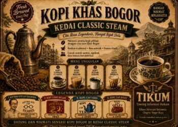 Kedai Classic Steam Hadir di Babakan Madang, Sajikan Kopi Khas Bogor dan Konsultasi Hukum Gratis