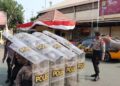 Tingkatkan Kesiapsiagaan, Polres Pelabuhan Tanjung Priok Gelar Latihan Kemampuan Dalmas