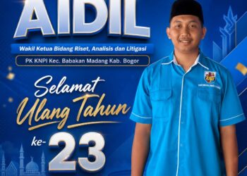 Ketua DPK KNPI Babakan Madang Ucapkan Selamat HUT ke-23 untuk Aidil, Dorong Generasi Muda Terus Berkontribusi
