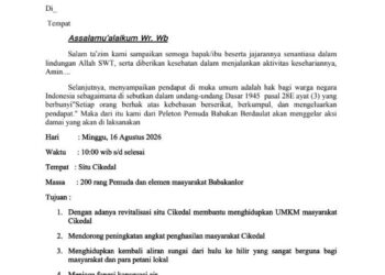 Warga Cikedal Siap Kawal Revitalisasi Situ Cikedal, 200 Pemuda Babakan Lor Bakal Gelar Aksi Damai