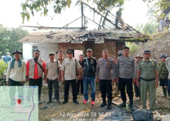Kebakaran Hanguskan Satu Rumah di Kampung Citarate, Cilograng; Kerugian Ditaksir Rp125 Juta