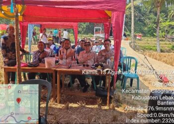 Polsek Cilograng Hadiri Peresmian Jembatan Merah Putih Presisi, Perkuat Sinergi Polri dan Masyarakat