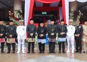 Kapolres Pelabuhan Tanjung Priok Hadiri Upacara HUT ke-81 RI di Jakarta Utara