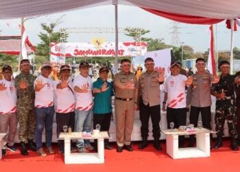 JJOS Kapolres Tanjung Priok dan Forkopimko Jakarta Utara Deklarasikan Anti Tawuran, Wujudkan Jakarta Utara Aman dan Kondusif