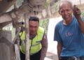 Kakek 70 Tahun Alami Mobil Mogok di Tol BSD, Kanit PJR Iptu Bayu Ferdian Fembriano Sigap Beri Pertolongan