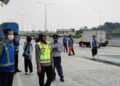 Personel PJR Induk BSD Korlantas Polri Gencarkan Edukasi ODOL, Keselamatan Pengguna Jalan Jadi Prioritas