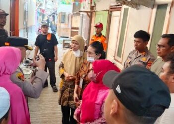 JJOS Kapolres Pelabuhan Tanjung Priok Tinjau Lokasi Kebakaran Muara Angke, Pastikan Penanganan dan Bantuan Tepat Sasaran